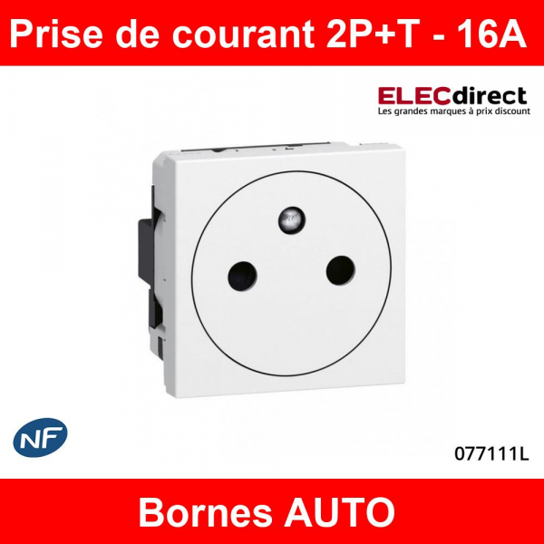 LEGRAND - Prise Electrique Murale avec Terre Céliane Surface + Plaque - Prise  Etanche IP44 - Prise Affleurante avec Socle Rétractable - Fabriqué En  France - Blanc 