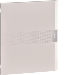 Hager - Porte opaque pour coffret vega largeur 18 modules hauteur 2 rangées VZ218P