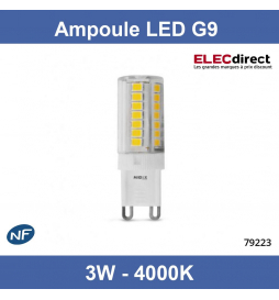 Large gamme d'ampoules LED G9 disponible