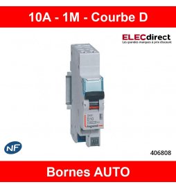 Disjoncteur Legrand 16A Courbe C bornes auto DNX³ 4500 6kA Réf. 406783