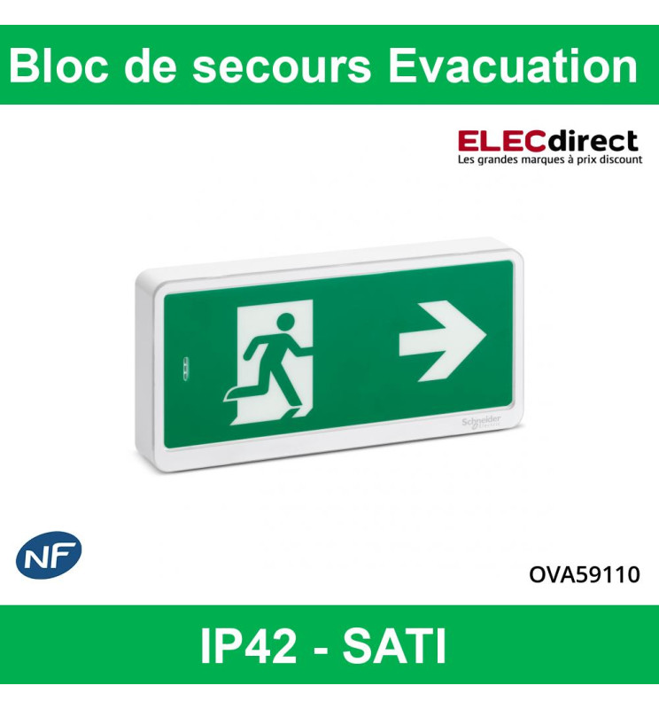 Bloc De Secours Satiné – Bloc De Secours Ip42 – WENUPE