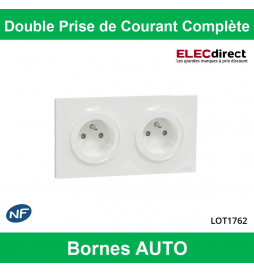 Schneider Odace - Double prise de courant Complète - 2 x 2P+T 16A