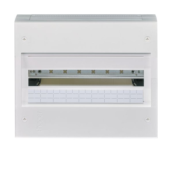 Hager - Vega - Coffret 18 modules - 1 rangée - Réf : VB118A