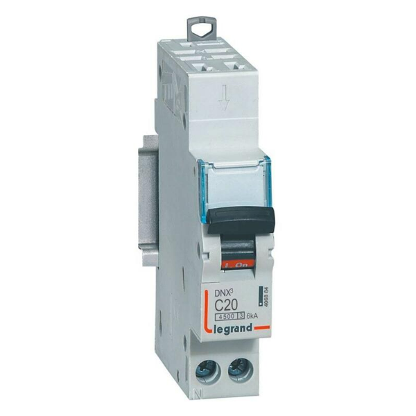 LEGRAND - DISJONCTEUR DNX3 PH/N - 20A - AUTO/VIS - Réf : 406884