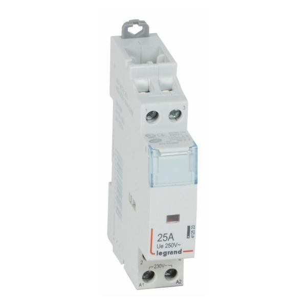 Legrand - Contacteur de puissance bipolaire bobine 230V - 25A - 2F - Réf : 412523