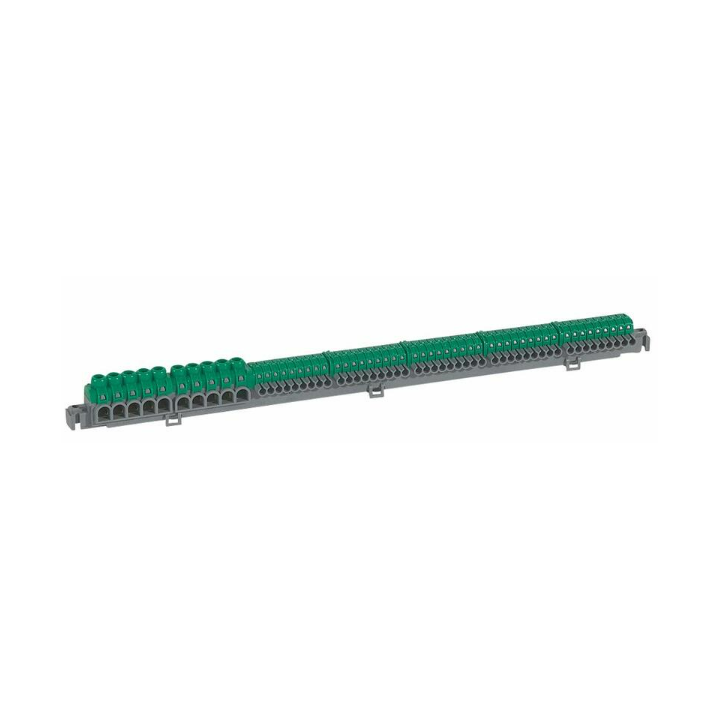Legrand - Bornier IP2X à connexion automatique pour coffret Plexo³ 18M et XL³125 et XL³160 - longueur 385mm - Réf : 005054
