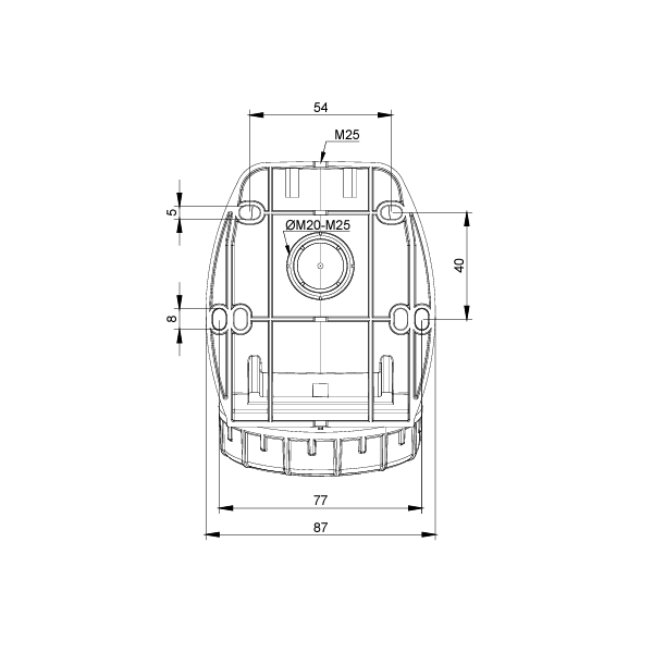 Digital - Prise de Courant Européenne socle 3P+T 16A - 380V IP 67 - Réf : 51712 (03822)