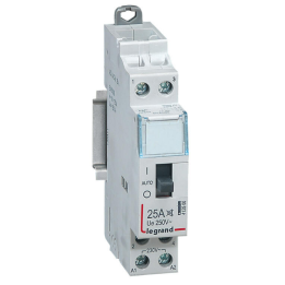 Legrand - Contacteur domestique silencieux - 25A bipolaire - O+F - 412500