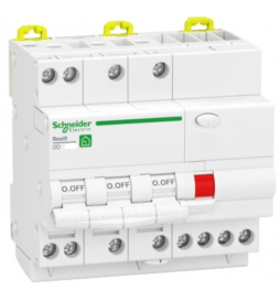 Schneider - Resi9 XP - disjoncteur différentiel - 3P+N - 10A - 30mA - courbe C - type Asi - Réf : R9PDCS10