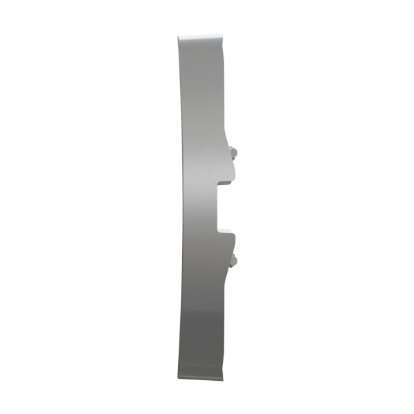 Schneider - 2 demi enjoliveur Odace - Aluminium - livré sans LED - Réf : S530298