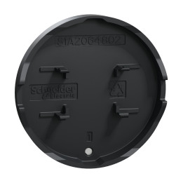 Schneider - Odace 2011 - Enjoliveur pour commande lumineuse -  Livré sans LED - Anthracite - Réf : S540297