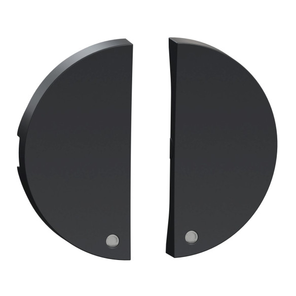 Schneider - Odace 2011- 2 demi enjoliveur - livré sans LED - Anthracite - Réf : S540298