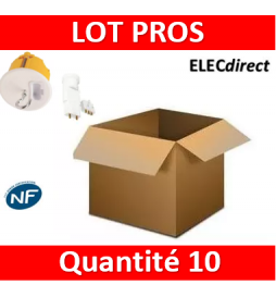 Legrand Batibox - Kit point de centre DCL+ Douille/Fiche SIB - 089337x10+11127x10