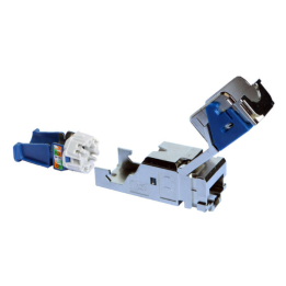 Legrand - Connecteur RJ45 blindé LCS³ catégorie 6 STP certifié PoE++ - pour coffret de communication à équiper - Réf : 413183