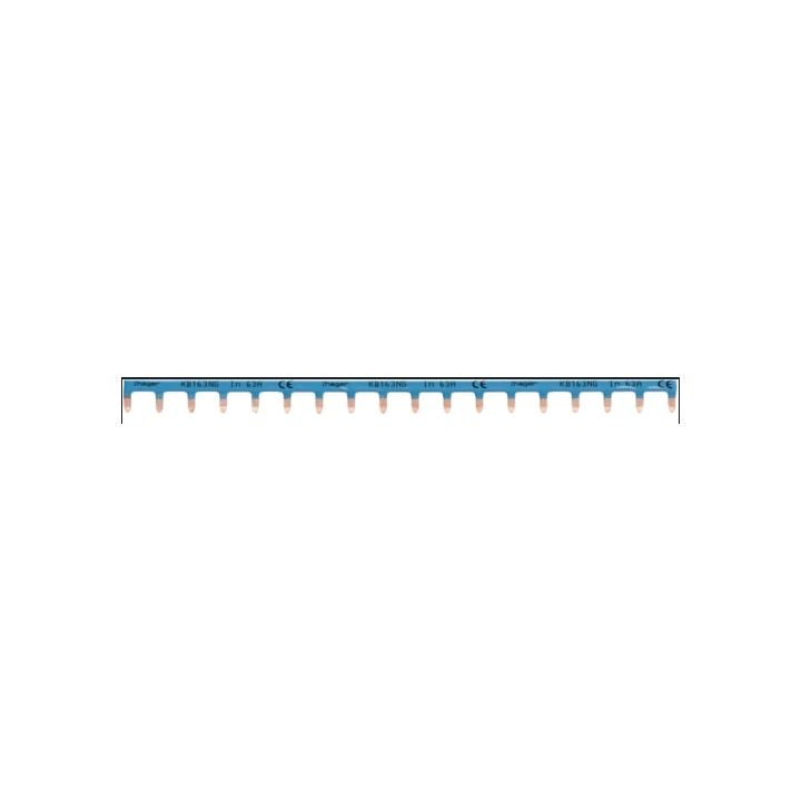 Hager - Peigne d'alimentation 18 Modules Universel Neutre - Réf : KB163NG