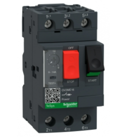 Schneider - Disjoncteur moteur 9A-14A - Réf : GV2ME16