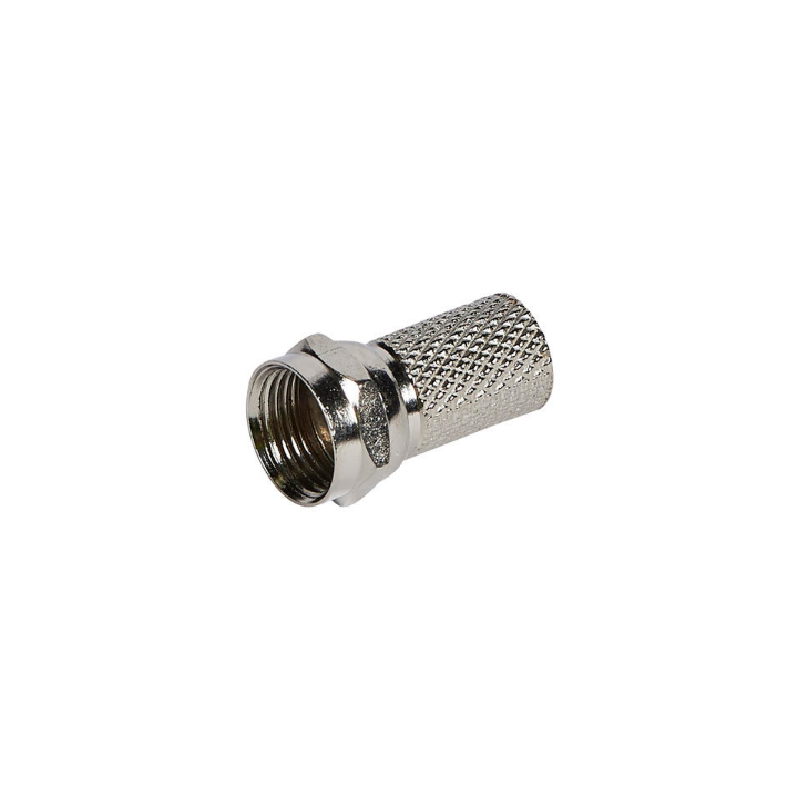 Legrand - Fiche TV - ''F'' mâle à visser - pour câble coaxial Ø7 mm - 073990