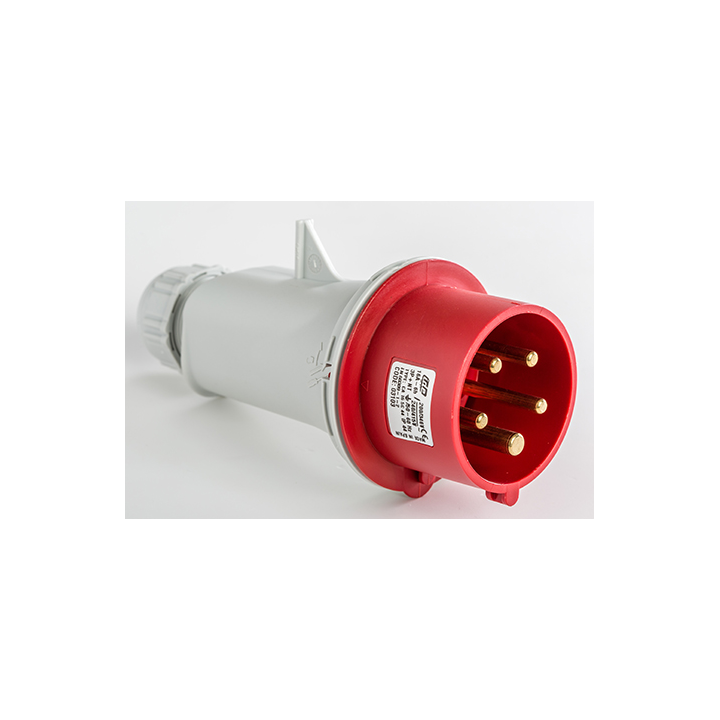 Digital - Fiche mâle 3P+N+T 16A - 380V - IP44 - 51316 (03103)