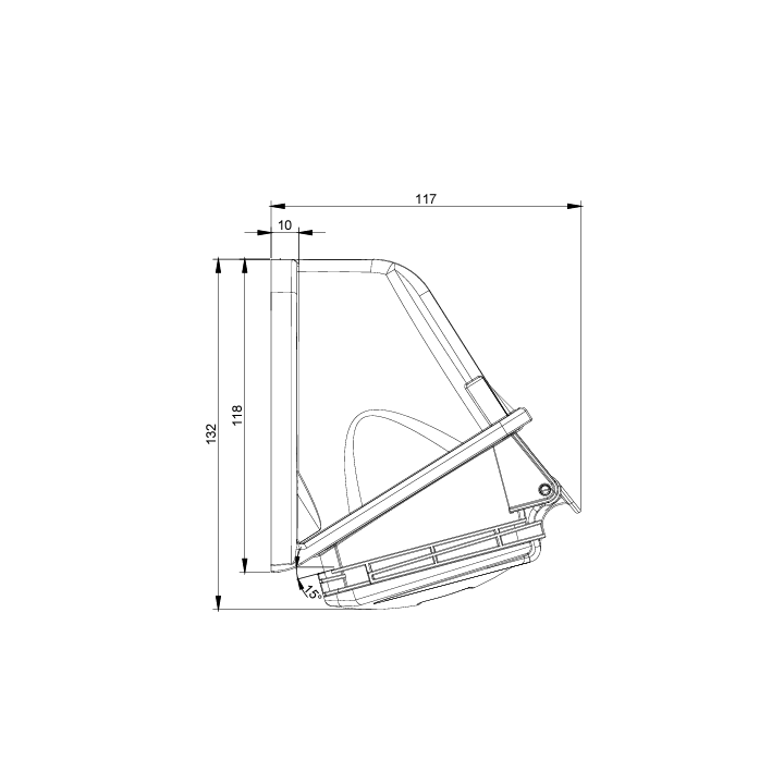 Digital - Prise de Courant Européenne socle 3P+T+N 32A - 380V IP 44 - Réf : 51218 (03326)