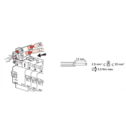 Legrand - Borne de connexion pour ID63A 2M - Réf : 405209