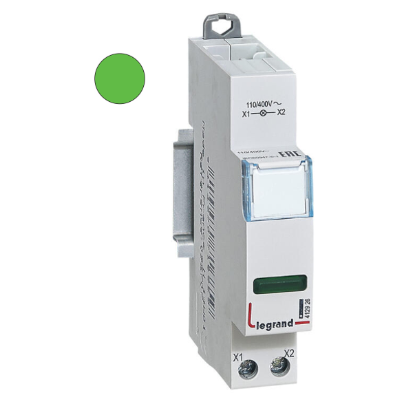 Legrand - Voyant vert 230/380V - LED - Réf : 412926