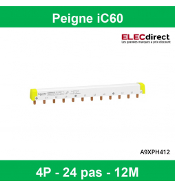 Legrand - Peigne d'alimentation HX3 - 4P - Pour bornes à vis - 12M + bornes  d'alimentation - 404944+404906x4 - ELECdirect Vente Matériel Électrique