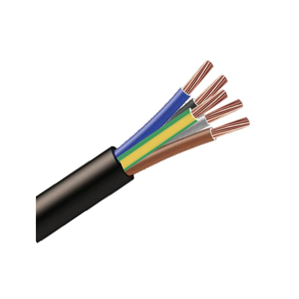 Câble Électrique H07RN-F 5G2.5² - G/N/M/B/VJ - Coupe au mètre - Réf : CABLERNF5G2.5