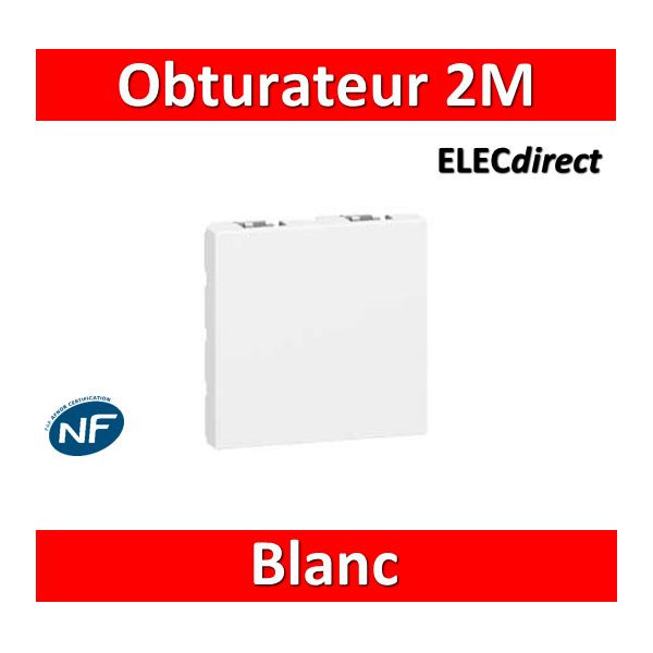 Obturateur Legrand Mosaic  Cache prise murale chez bis-electric