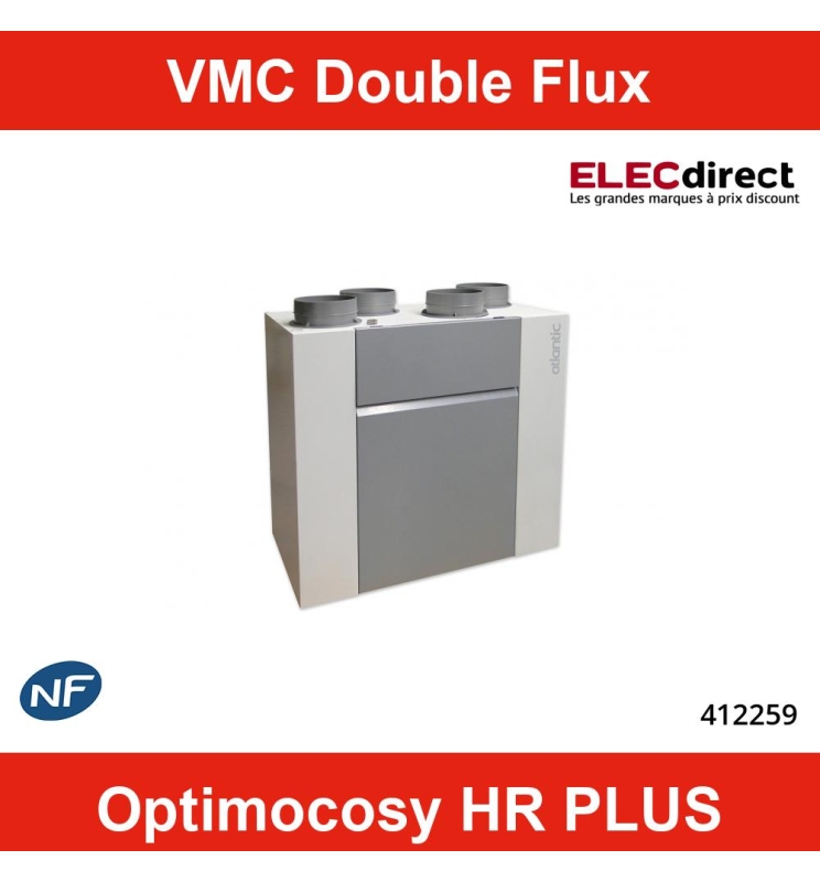 Atlantic - VMC - Double flux - Optimocosy HR Plus - Réf