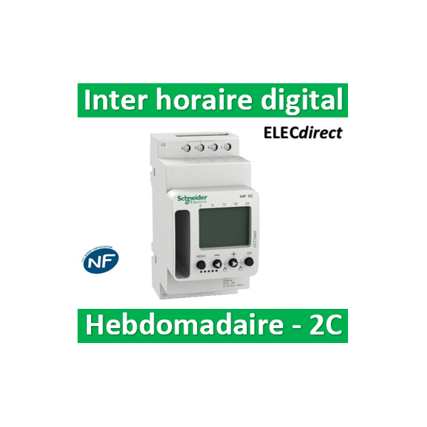 CCT15225 Schneider - Interrupteur crépusculaire programmable - 1