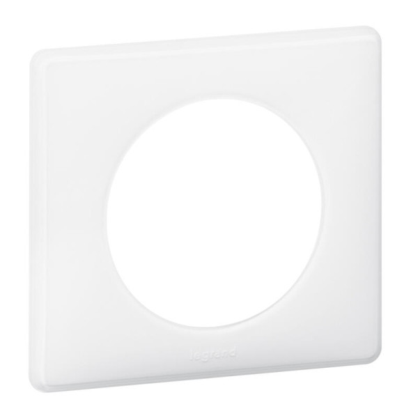 Legrand Céliane - Plaque de finition 1 poste Yesterday - Blanc - 066631