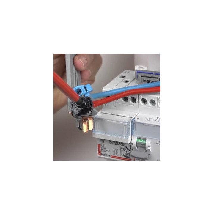 LEGRAND - ID DX3 2P - 63A - 30mA - Type A - alimentation câble - Réf : 411651+405209