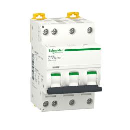 Schneider - Acti9 iDT40N - disjoncteur modulaire - 3P+N C 32A 6000A/10kA - A9P24732