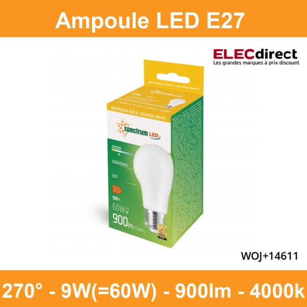 Ampoule LED E27 Réf. : WOJ+14611