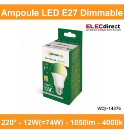 Spectrum - Ampoule LED GU10 6W - A++ - Angle 45° - 3000K - 500lm - Réf :  WOJ+14092 - ELECdirect Vente Matériel Électrique