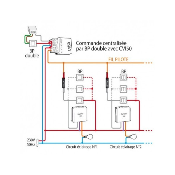 Yokis - Diode - centralisation micromodule - 1 fil - Réf : D600V