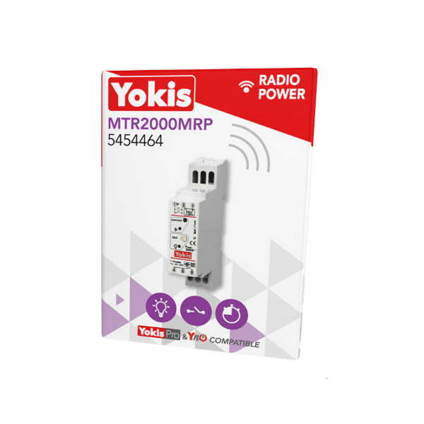 Yokis - Télérupteur 2000W - Temporisable Radio - MTR2000MRP