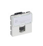 Legrand - Mosaic - Prise RJ 45 - Cat.6 - STP - Blindage métal - 2 modules - Blanc - Réf : 076566
