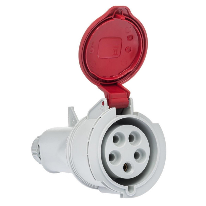Digital - Fiche femelle 3P+N+T 32A - 380V - IP44 - Réf : 51418 (03206)