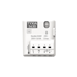 Delta Dore - Récepteur pour volet roulant connecté - Équipement sans fil  - 868MHz - 1A - 30 Nm - Réf : TYXIA 5630