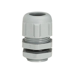 Legrand - Presse-étoupe plastique - IP68 - ISO 16 - RAL 7001 - 098001