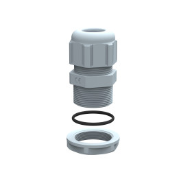 Legrand - Presse-étoupe plastique - IP68 - ISO 16 - RAL 7001 - 098001