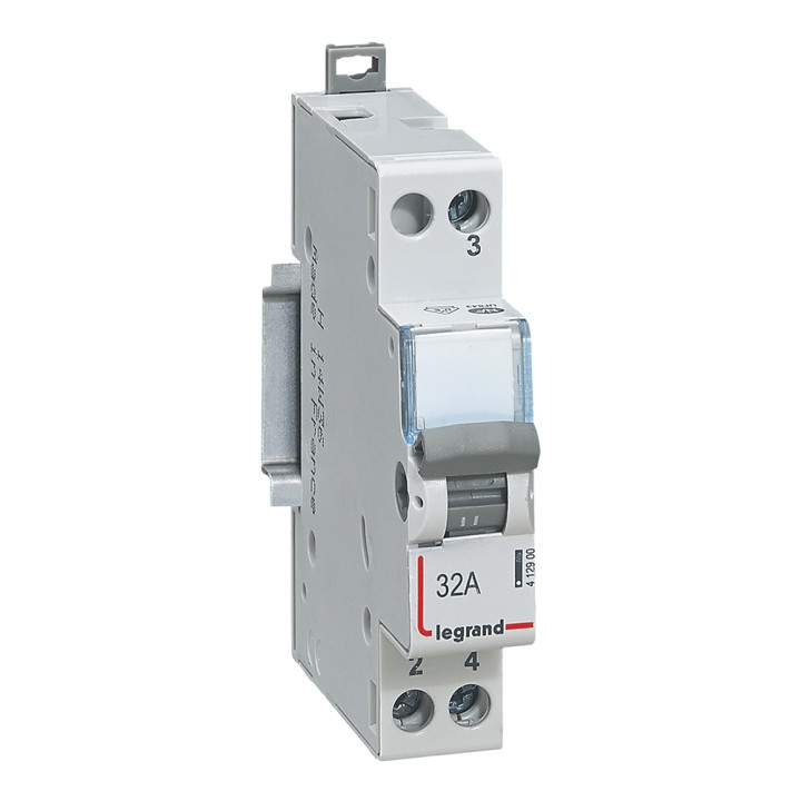 Legrand - Interrupteur inverseur 32A - Va et vient 1 M - 250V - Réf : 412900