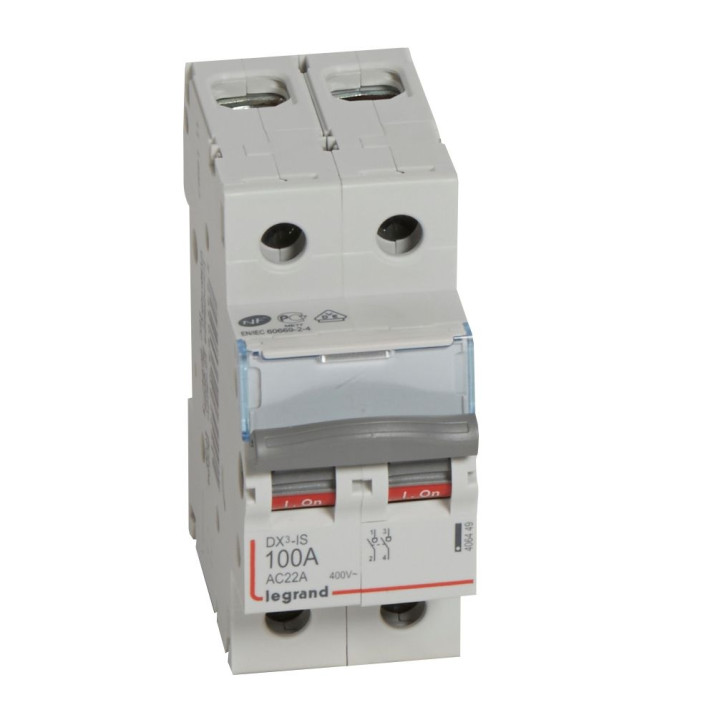 Legrand - DX3 Interrupteur-sectionneur Bipolaire - 100A - 406449