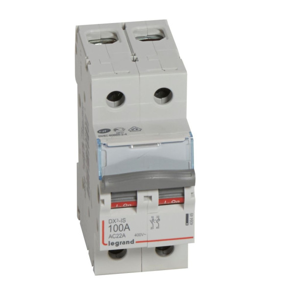 Legrand - DX3 Interrupteur-sectionneur Bipolaire - 100A - 406449