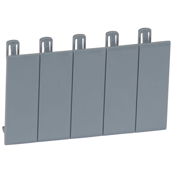 Legrand - Obturateur 5 modules - Gris RAL 7046 - Réf : 001961