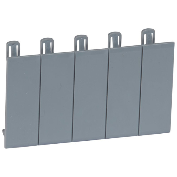 Legrand - Obturateur 5 modules - Gris RAL 7046 - Réf : 001961