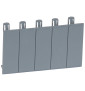Legrand - Obturateur 5 modules - Gris RAL 7046 - Réf : 001961