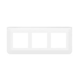 Legrand Mosaic - Plaque 3 x 2 modules - 3 postes (6M) - pour rénovation - en. 57mm - horizontal - Réf : 078866L