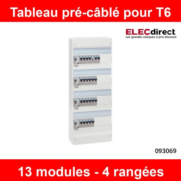 Tableau électrique pré câblé T5 - T6 sans chauffage